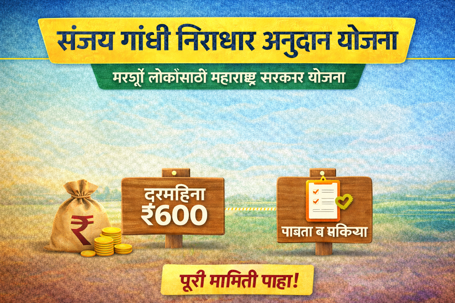 Sanjay Gandhi Niradhar Grant Scheme
